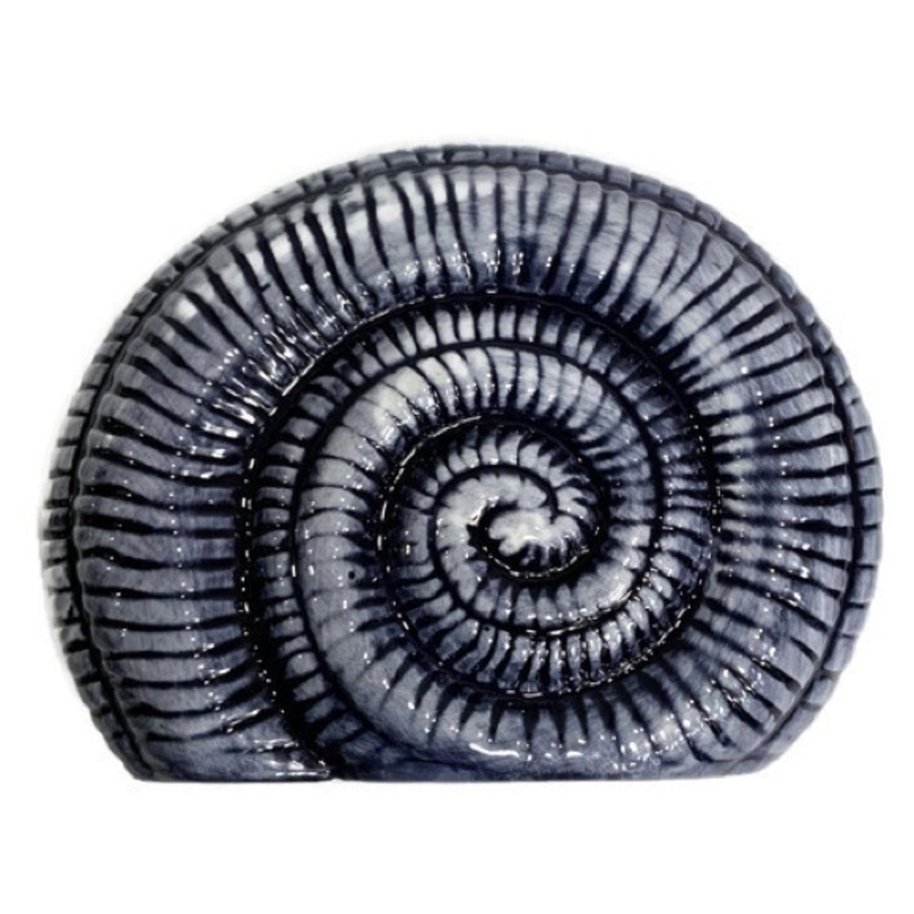 Nautical Beach Vanity Accessory Ceramic 3 Piece Set Set Blue - Picture 2 of 14